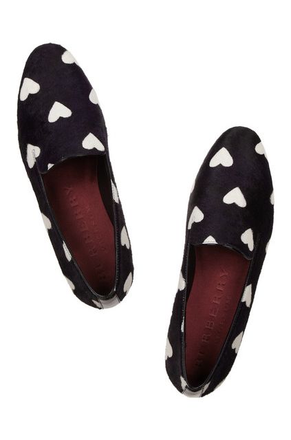 Burberry Heart-Print Loafers. | Heart shoes, Me too shoes, Heart pri