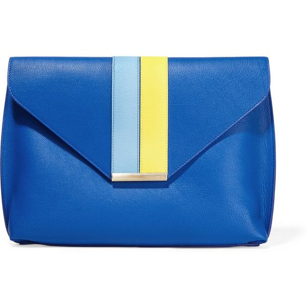 Emilio Pucci Color-block textured-leather clutch (1.252.375 COP .