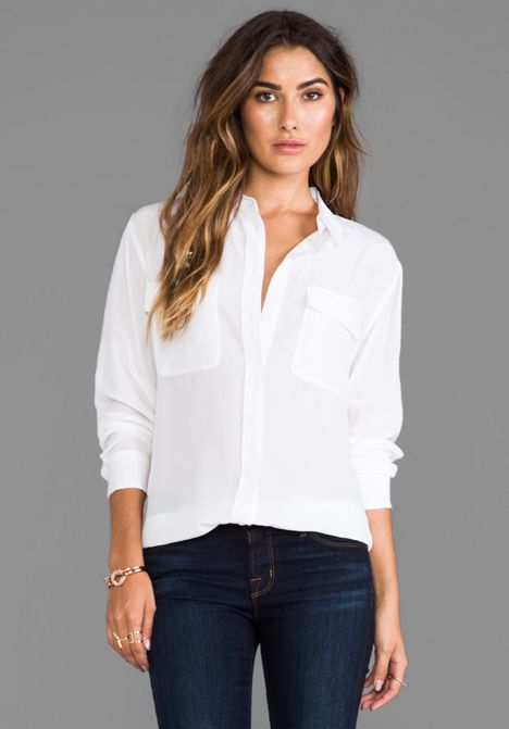 Equipment White Shirt | Fashion, Revolve clothing, Wom