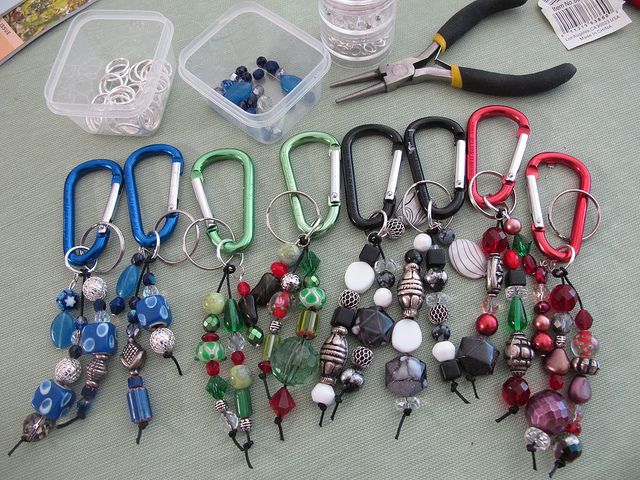 Keychain or Bag Charms | Purse charms diy, Jewelry making project .