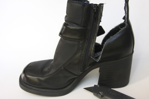 DIY Balenciaga Cut-Out Boots - Chic Creative Li