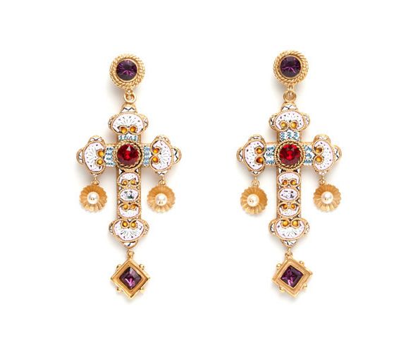 Dolce & Gabbana's devotional earrings | Jewelry, Medieval jewelry .