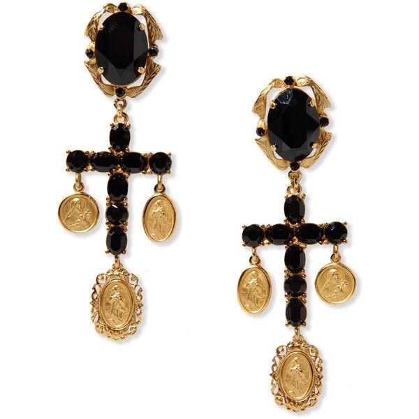 DOLCE & GABBANA Earrings ($875) ❤ liked on Polyvore featuring .