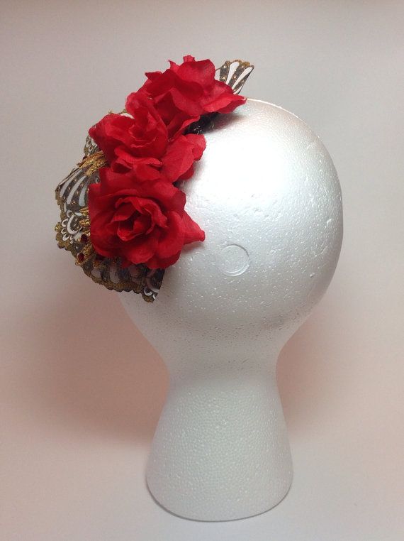 Spanish themed headpiece. READY TO SHIP. Don Quixote. Paquita .