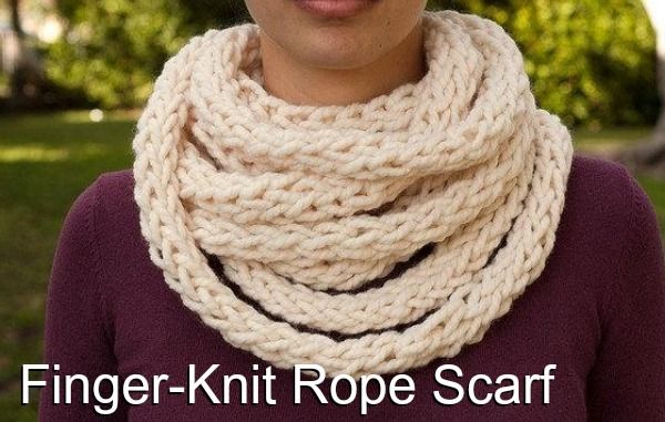 How To Make A No-Knit Scarf! - Blissfully Domestic | Rope scarf .