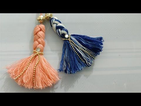 247) DIY Braid tassels | How to make braided tassels tutorial .