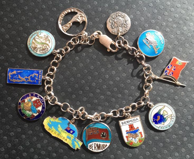 Bermuda Enamel Charms [Bermuda Charm Bracelet] : eCharmony.com .