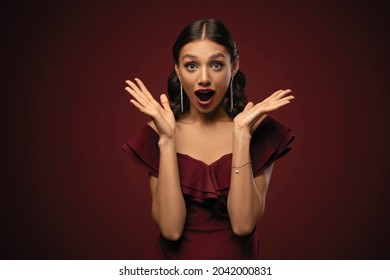 Red Lips Woman With Make Up Screaming Images: Browse 907 Stock .