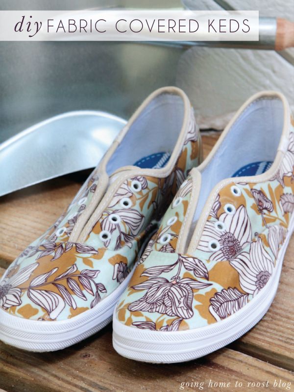 diy fabric covered keds | Fabric covered shoes, Diy fabric, Ke