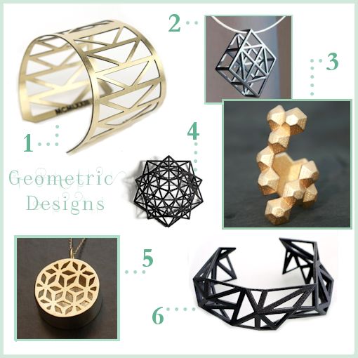 geometric jewellery - Google-haku | Geometric jewelry design .