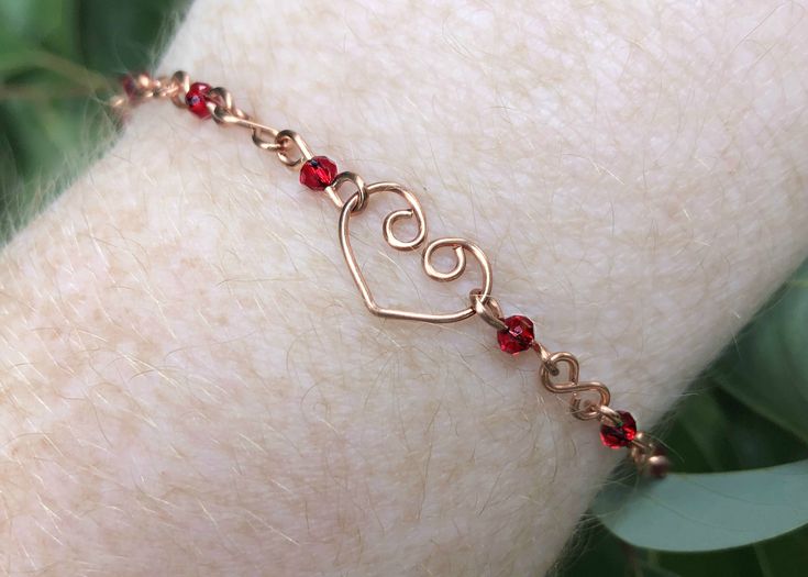 Heart Bracelet Valentine's Day Gift Hearts & Infinity - Etsy .