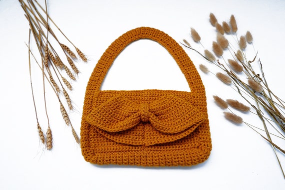 Buy BOW Crochet Bag Pattern Crochet Bag Purse Crochet Pattern .