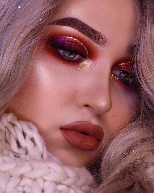 Hottest Glam Real Makeup Trends for Bold Ladies in 2018 .