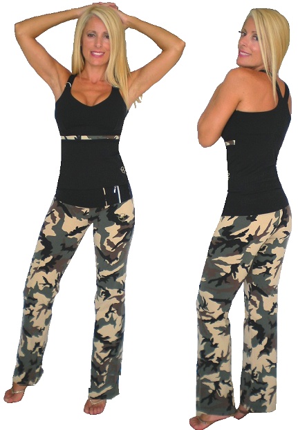 Equilibrium Activewear Chandler LT162 Women Fitness.. this camo .