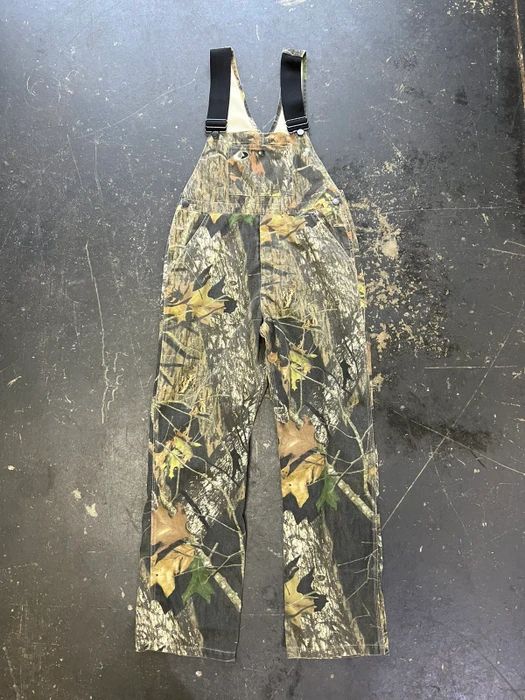 Mossy Oaks Mossy Oak pull over multi pocket camo overalls workwear .