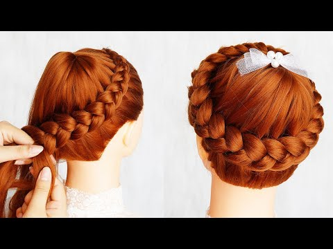 How To: Braided Crown Hairstyle | Simple Hairstyle Everyday .