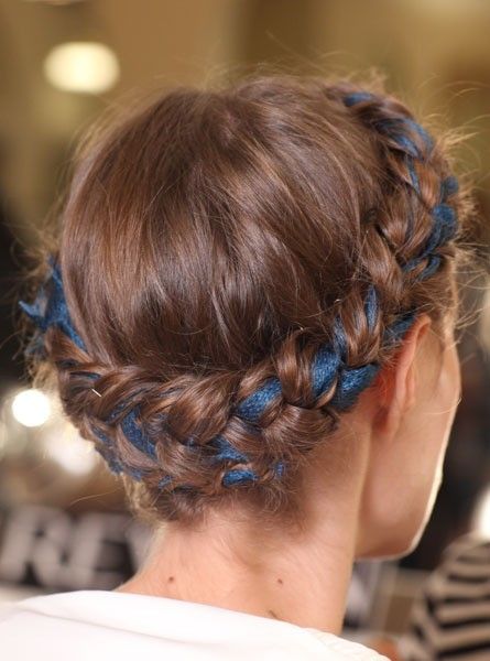 ribbon! | Ribbon hairstyle, Braided hairstyles, Cool hairstyl