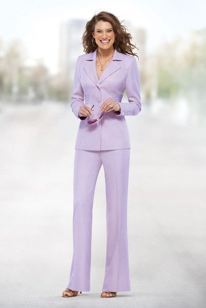 Lavender pant suit for women in Beverly Hills - Susanna Beverly .