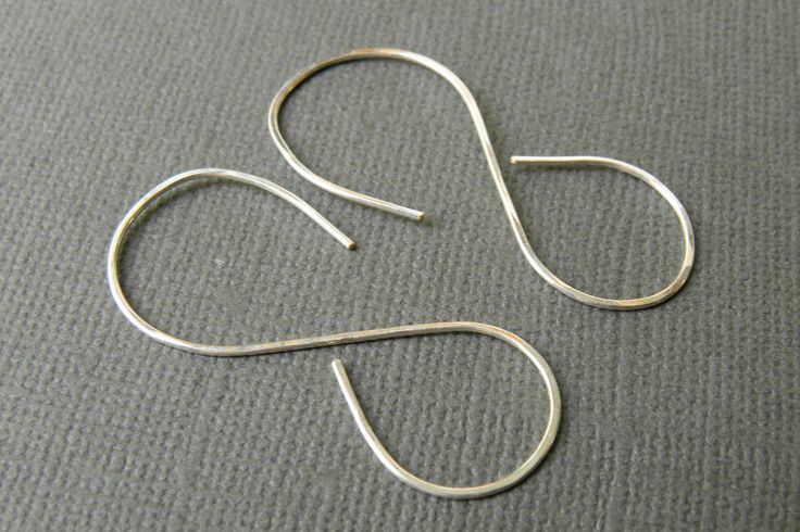 Silver Infinity Symbol Hoop Earrings | Minimalist Hammered Hoop .