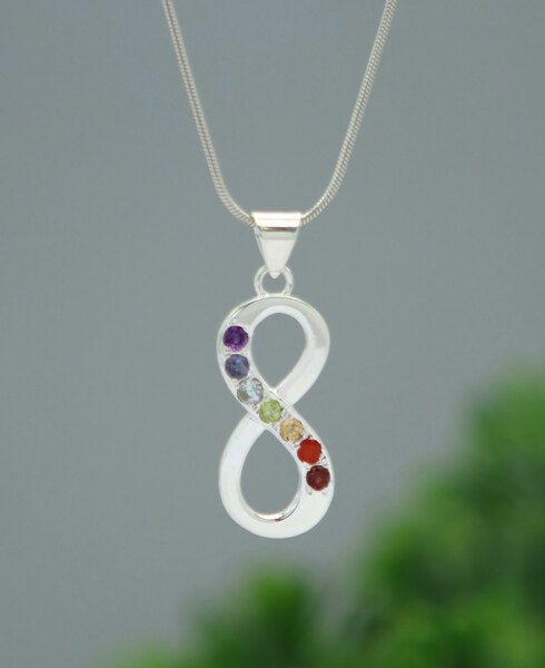 Sterling Silver Infinity Chakra Pendant | Silver infinity, Chakra .