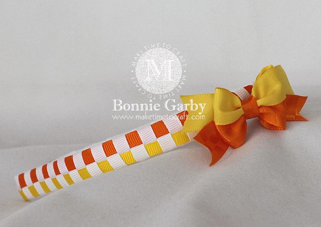 Basic Checkerboard Woven Ribbon Headband Video Tutorial | Ribbon .