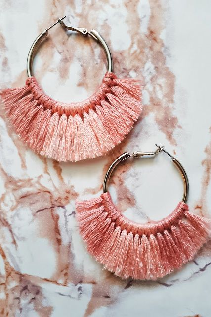 The Most Stunning DIY Tassel Earrings + Tutorials - DIY Darlin .