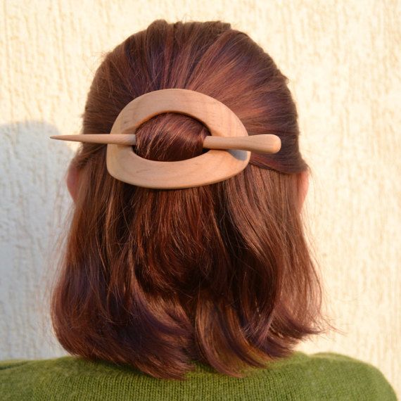 Geometric Hair Clip Oval Hair Barrette Womens Gift Gift for | Etsy .