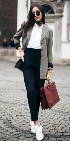 85 Work Outfits with Sneakers ideas | casual outfits, casual, outfi